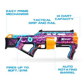 Foto 3 | Foto 3 | Dart Blaster Xshot Skins Last Stand Enigma Con 16 Dardos Para Niños - Venta Internacional.