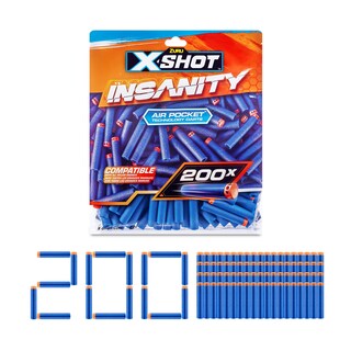 Foto 1 | Foto 1 | Paquete De Recarga Para Dardos X-shot Insanity 200 De Zuru - Venta Internacional.