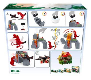 Foto 3 | Foto 3 | Set De Tren De Juguete Brio World Dinosaur Erupting Volcano 36092 - Venta Internacional.