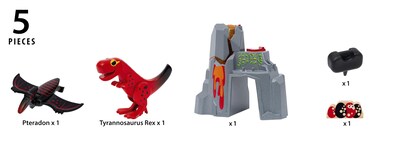 Foto 5 | Foto 5 | Set De Tren De Juguete Brio World Dinosaur Erupting Volcano 36092 - Venta Internacional.