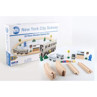Foto 1 | Foto 1 | Set De Metro De Madera Daron Nyc Mta 20 Piezas Con Licencia Oficial - Venta Internacional.