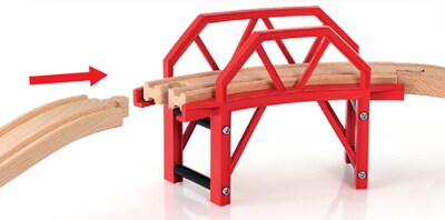 Foto 4 | Foto 4 | Puente Curvo Brio World Para Niños De Más De 3 Años Con Juegos De Tren - Venta Internacional.