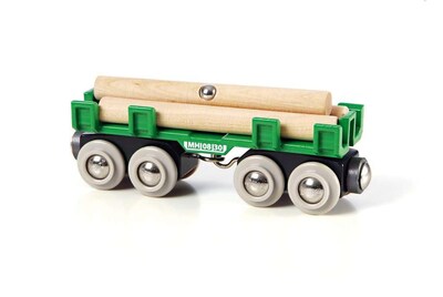 Foto 2 | Foto 2 | Set De Tren De Juguete Brio World Lumber Loading Wagon 33696 Color Verde - Venta Internacional.