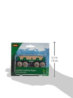 Foto 3 | Foto 3 | Set De Tren De Juguete Brio World Lumber Loading Wagon 33696 Color Verde - Venta Internacional.