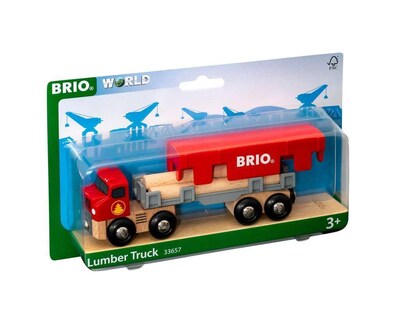Foto 1 | Foto 1 | Juego De Trenes De Juguete De Madera Brio World Lumber Truck 6 Piezas 3 O Más - Venta Internacional.