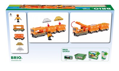 Foto 3 | Foto 3 | Set De Tren De Juguete Brio World Gold Cargo Train 36049 Para Niños De Más De 3 Años - Venta Internacional.