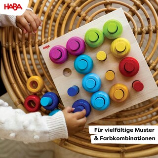 Foto 4 | Foto 4 | Clasificador De Formas De Anillos Para Clasificar Y Apilar Haba Rainbow Whirls - Venta Internacional.