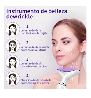 Foto 2 | Foto 2 | Radiofrecuencia Facial Masajeador Reductor Papada Belleza Antiarrugas Radio Frecuencia Facial Reductor De Papada