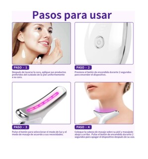 Foto 3 | Foto 3 | Radiofrecuencia Facial Masajeador Reductor Papada Belleza Antiarrugas Radio Frecuencia Facial Reductor De Papada