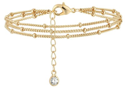Foto 1 | Foto 1 | Pulsera Xtellar Dorada De Esferas Femeninas Elegantes