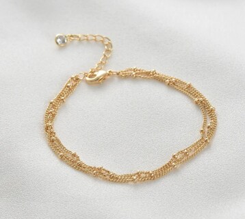 Foto 2 | Foto 2 | Pulsera Xtellar Dorada De Esferas Femeninas Elegantes