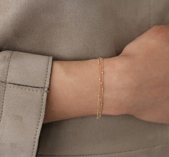 Foto 3 | Foto 3 | Pulsera Xtellar Dorada De Esferas Femeninas Elegantes
