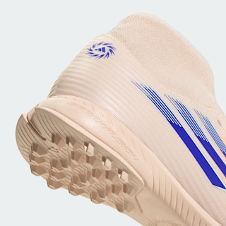 Foto 8 | Foto 8 | Tacos De Césped Artificial F50 Sparkfusion Club Adidas Naranja Mujer