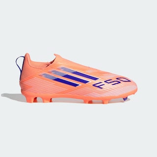 Foto 2 | Foto 2 | Calzado De Fútbol F50 League Para Terreno Firme/multiterreno Sin Cordones Para Niños Adidas Naranja Niños