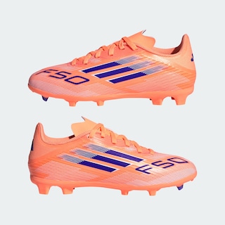 Foto 8 | Foto 8 | Tacos F50 League Para Terreno Firme/multiterreno Para Niños Adidas Naranja Niños