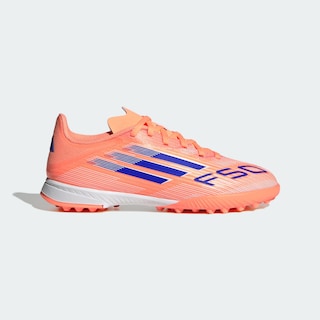 Foto 2 | Foto 2 | Calzado De Fútbol F50 League Para Césped Artificial Para Niños Adidas Naranja Niños