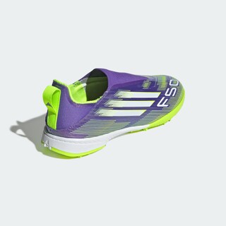 Foto 7 | Foto 7 | Tacos Para Césped Artificial Sin Cordones F50 League Para Niños Adidas Violeta Niños