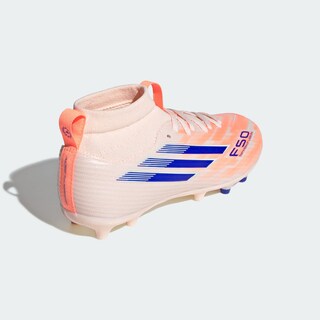 Foto 7 | Foto 7 | Calzado De Fútbol Para Terreno Firme O Césped Artificial F50 Sparkfusion League Para Niñas Adidas Naranja Niños