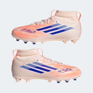 Foto 8 | Foto 8 | Calzado De Fútbol Para Terreno Firme O Césped Artificial F50 Sparkfusion League Para Niñas Adidas Naranja Niños
