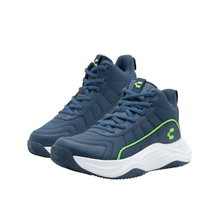 Foto 6 | Foto 6 | Tenis Bota Basket Charly Para Caballero Sport Marino Verde Azul
