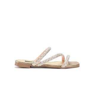 Foto 1 | Foto 1 | Sandalia Tiras Flat Brillo Suela Para Mujer Walki Dalilah Rosa