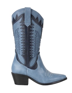 Foto 1 | Foto 1 | Bota Vaquera Alta Tacon Cuadrado Juvenil Moda Cowboy