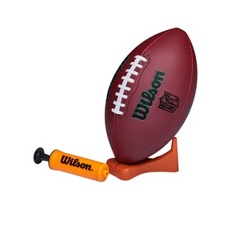Foto 1 | Foto 1 | Football Wilson Nfl Ignition Gen Green Brown Junior Con Bomba - Venta Internacional.