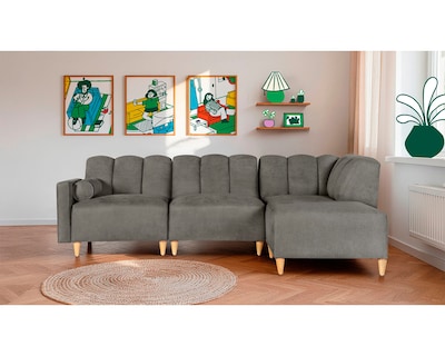 Foto 1 | Foto 1 | Sala De 4 Módulos Makora Kieran Con Memory Foam Color Oxford Chenille Respaldo Reclinable De 3 Posiciones