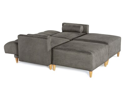 Foto 5 | Foto 5 | Sala De 4 Módulos Makora Kieran Con Memory Foam Color Oxford Chenille Respaldo Reclinable De 3 Posiciones