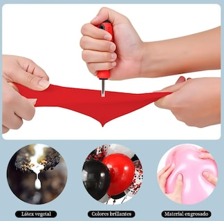 Foto 4 | Foto 4 | Kit De Decoración 'xtellar': 100 Globos Premium + Accesorios Para Eventos Especiales.