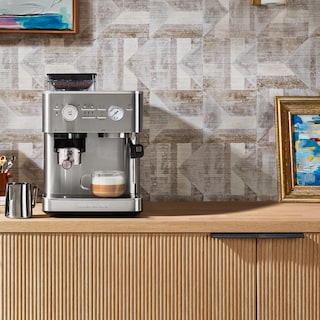 Foto 8 | Foto 8 | Cafetera Semiautomática Espresso Gris Kitchenaid Kes6551sx