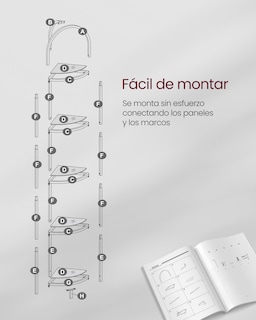 Foto 8 | Foto 8 | Estantería Esquinera De 5 Niveles Librería Estantería Para Baño Soporte Para Plantas