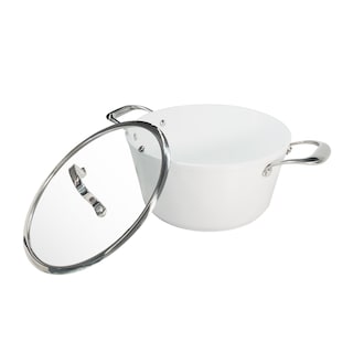 Foto 4 | Foto 4 | Cacerola Westinghouse De Cerámica Blanca Con Acero Inoxidable De 24 Cm