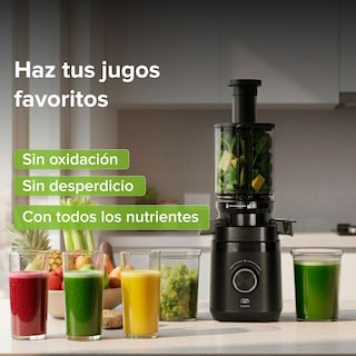 Foto 7 | Foto 7 | Extractor De Jugos Prensado En Frío 150w Boquilla 11cm Dos Recipientes Capacidad 726 Ml Y 836 Ml Tipo Licuadora Con Sistema