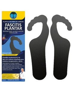 Foto 1 | Foto 1 | Plantillas De Fibra De Carbono Para Fascitis Plantar (1 Par)
