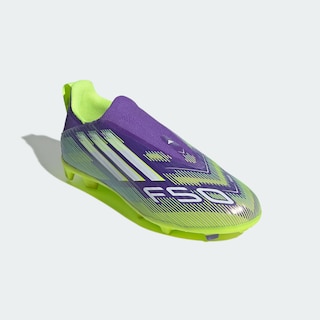 Foto 6 | Foto 6 | Tacos De Fútbol F50 League Terreno Firme/multiterreno Sin Cordones Niños Adidas Violeta Niños