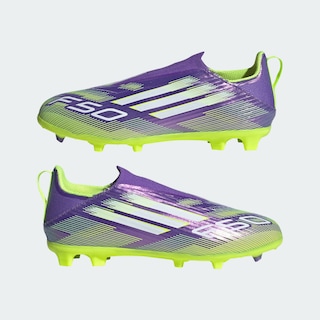 Foto 8 | Foto 8 | Tacos De Fútbol F50 League Terreno Firme/multiterreno Sin Cordones Niños Adidas Violeta Niños