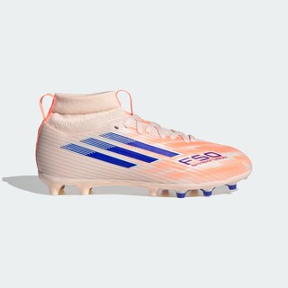 Foto 2 | Foto 2 | Calzado De Fútbol Para Terreno Firme O Césped Artificial F50 Sparkfusion League Para Niñas Adidas Naranja Niños