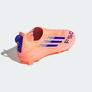 Foto 7 | Foto 7 | Calzado De Fútbol F50 League Para Terreno Firme/multiterreno Sin Cordones Para Niños Adidas Naranja Niños