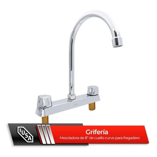 Foto 2 | Foto 2 | Mezcladora De 8” Para Cocina Con Cuello Curvo Primo Esencial Iusa