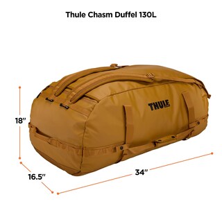 Foto 3 | Foto 3 | Bolsa De Lona Thule Chasm 130l Impermeable Marrón Dorado - Venta Internacional.