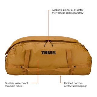Foto 4 | Foto 4 | Bolsa De Lona Thule Chasm 130l Impermeable Marrón Dorado - Venta Internacional.