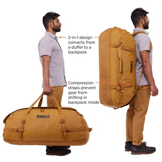 Foto 6 | Foto 6 | Bolsa De Lona Thule Chasm 130l Impermeable Marrón Dorado - Venta Internacional.