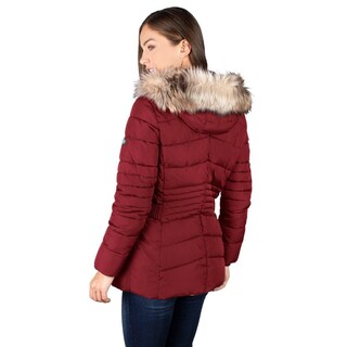 Foto 5 | Foto 5 | Chamarra Capitonada Mujer Premium Vino