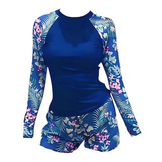Foto 1 | Foto 1 | Traje De Baño De Dos Piezas Talla G Eo Safe Imports Esi-21593 Azul