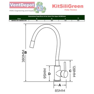 Foto 6 | Foto 6 | Grifos De Agua Ventdepot Mxkbg-002 2 Piezas Verde