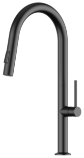 Foto 1 | Foto 1 | Monomando Fregadero Rubinett Xk-mnb-ct1 Negro Mate 37 Cm