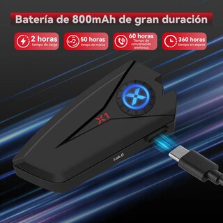 Foto 2 | Foto 2 | ''intercomunicador Para Casco Motocicleta Audífonos Bluetooth5.3 Ip67 Xgp X1 ''