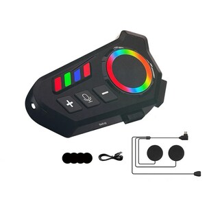 Foto 1 | Foto 1 | ''audífonos Para Casco De Motos Bluetooth Led Impermeable Ipx8 ''