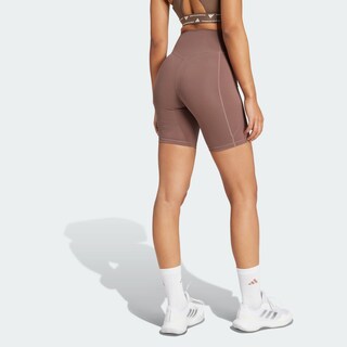 Foto 4 | Foto 4 | Mallas Cortas Optime Essentials Stash Pocket 7 Pulgadas Adidas Café Mujer
